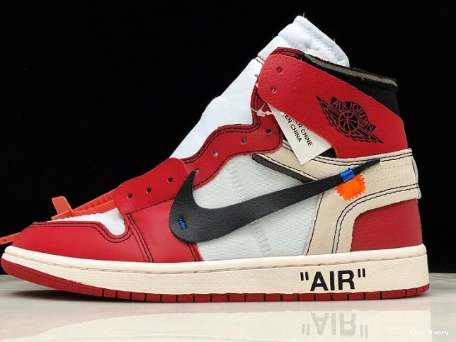 Kicktheory Jordan 1 Ten The Chicago AA3834-101 Air Off-White Retro 0820